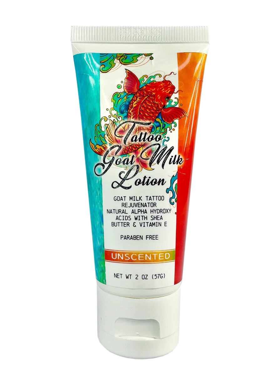 Picture of Omniio 708304 2 oz Unscented Goat Milk Tattoo Lotion