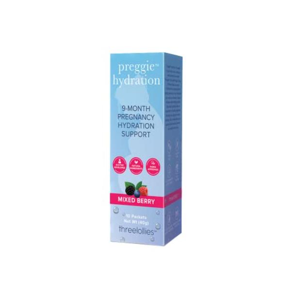 562353 Preggie Hydration Support, Mixed Berry - 10 Packet