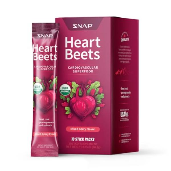 781370 Heart Beets Stick Packs, 10 Packet