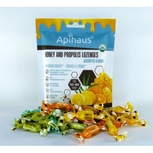 800491 Assorted Flavors Honey  Propolis Lozenges44 20 Piece