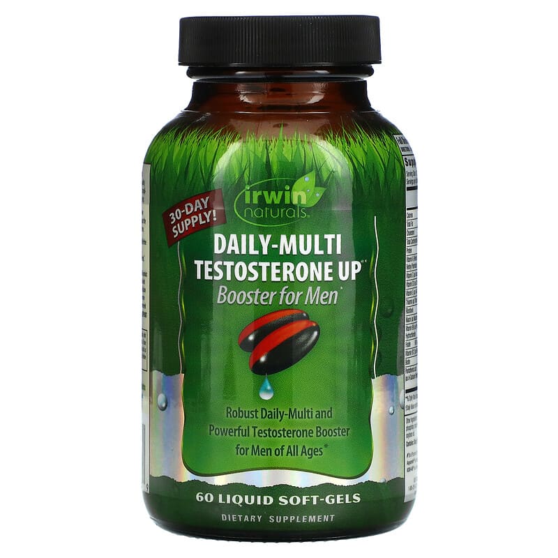 210466 Daily Multi Testosterone UP Booster for Men, 60 Count -  Irwin Naturals