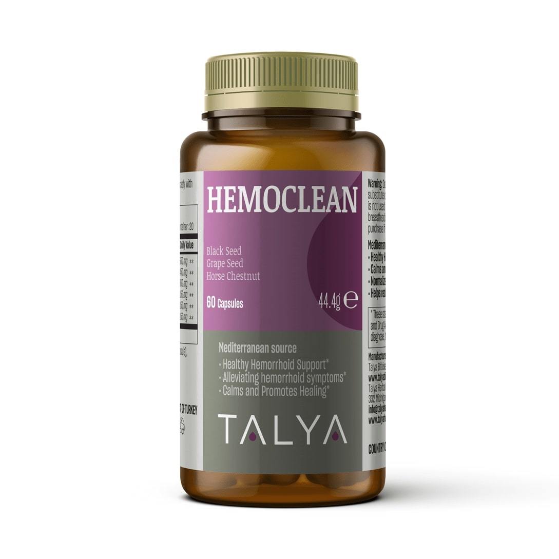 810742 Hemoclean Hemorrhoid Support Dietary Supplement - 60 Capsule