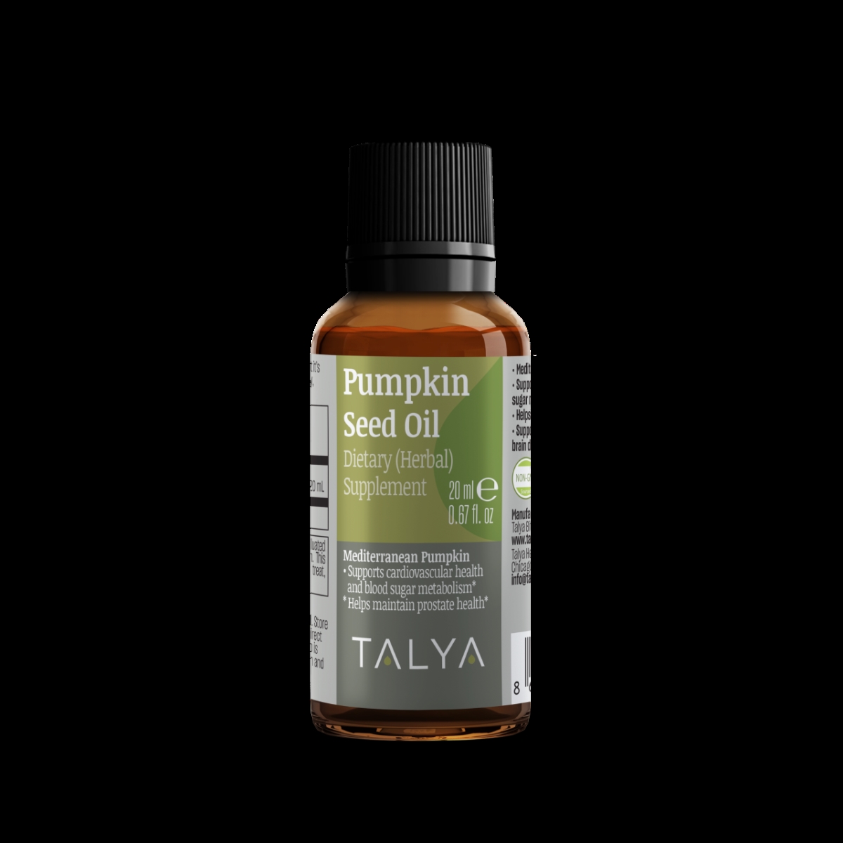 810754 0.67 oz Pumpkin Seed Oil Dietary Supplement