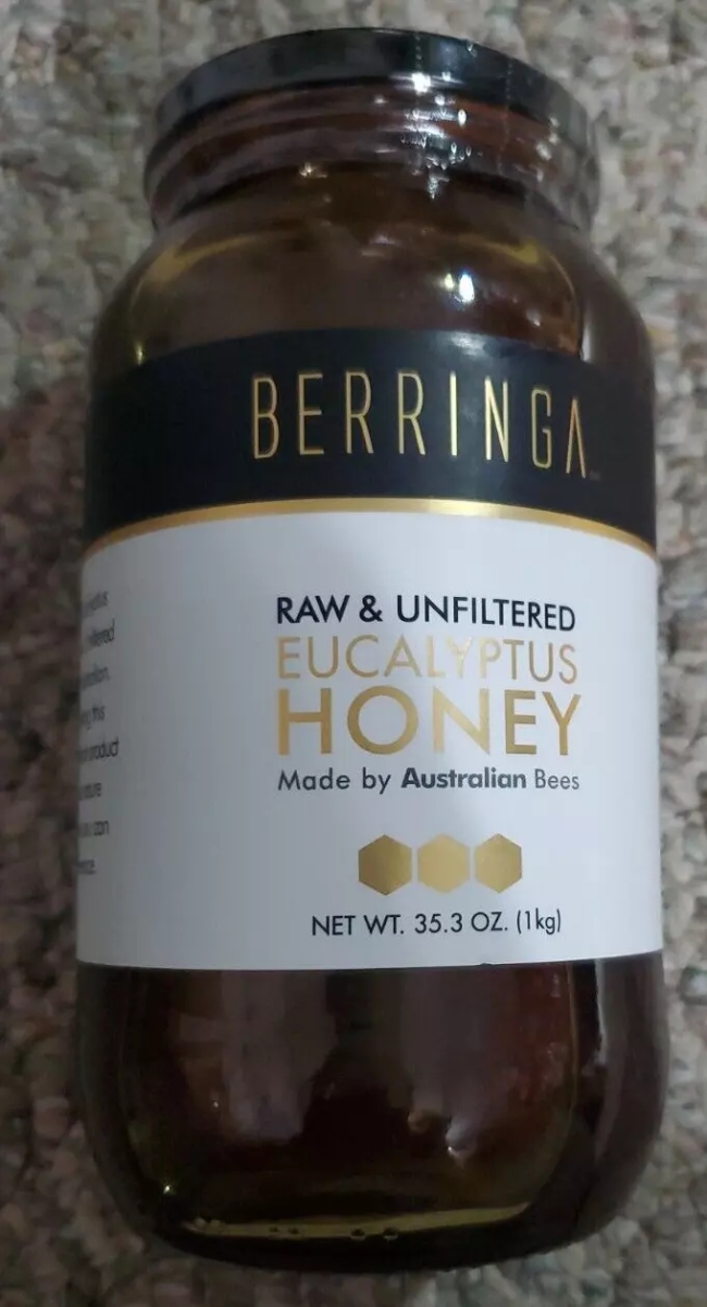 Picture of Berringa 816311 1 kg 100 Percent Pure Raw & Unfiltered Eucalyptus Honey