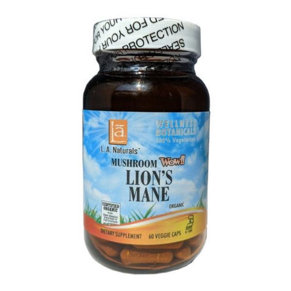1132750 Organic Lions Mane Energy Support - 60 Veg Caps