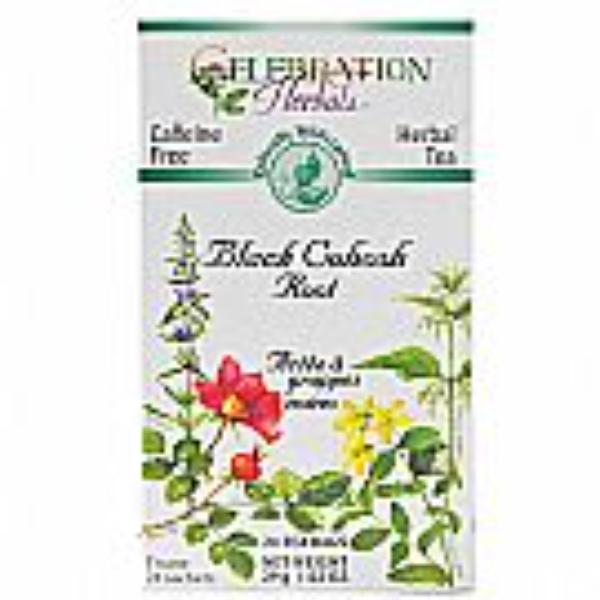 Picture of Celebration Herbals 275207 Wildcrafted Black Cohosh Root Tea Bags - 24 Bag