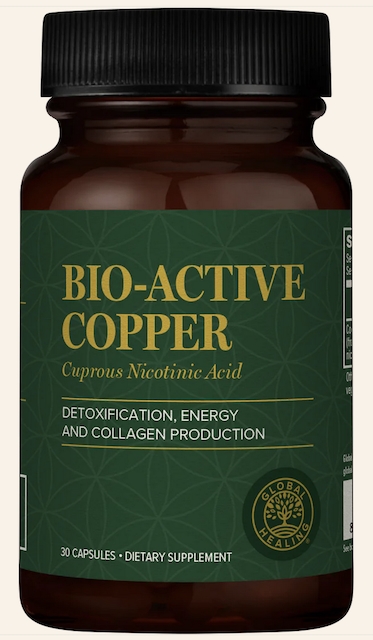 Picture of Global Healing Center 739168 Bio Active Copper Capsules - 30 Count