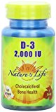 Picture of Natures Life 112093 D3 2000 IU Natural Cholecalcifero Softgels
