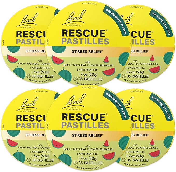 Picture of Bach 334474C 50 g Rescue Pastilles Watermelon Case - Pack of 6