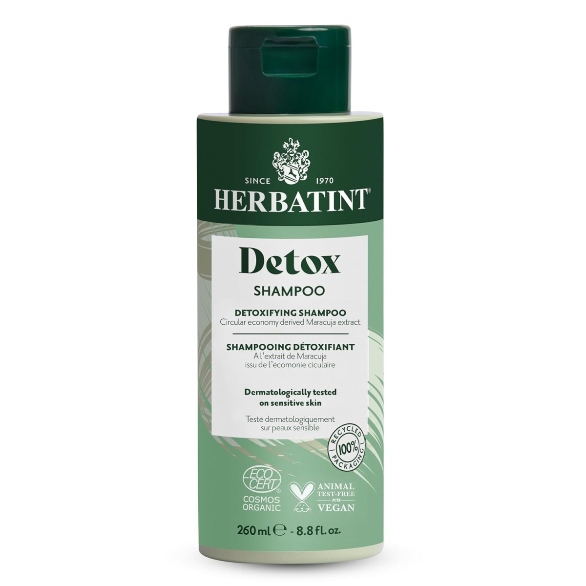 Picture of Herbatint 838024 8.8 oz Detox Shampoo - Revives&#44; Purifies Scalp & Hair