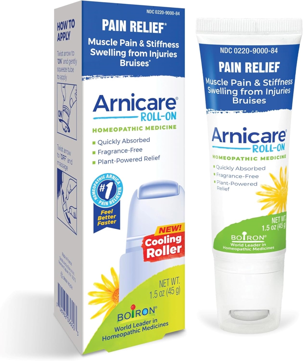 Picture of Boiron 330003 1.5 oz Arnicare Roll-On for Relief Of Joint Pain & Swelling - Cooling Metal Roller