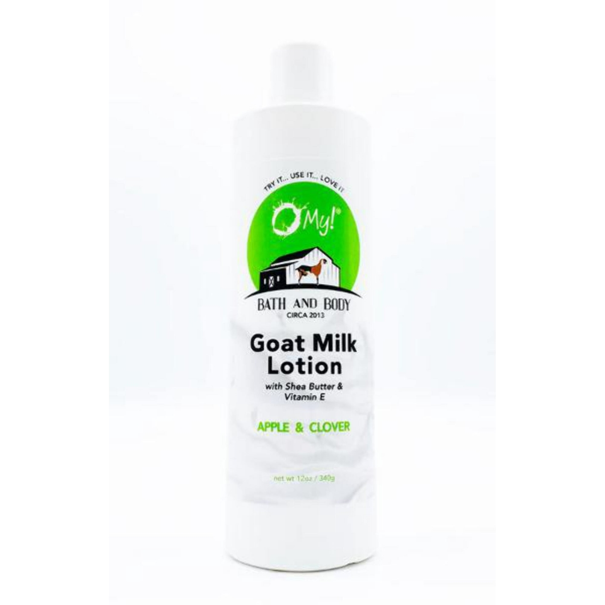 Picture of O My 708281 12 oz Goat Milk Lotion - Apple & Clover
