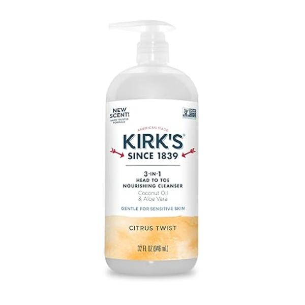 Picture of Kirks 250029 32 oz 3-in-1 Head to Toe Nourishing Cleanser - Citrus Twist