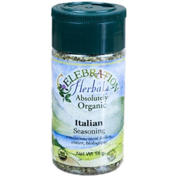 Picture of Celebration Herbals 275469 0.63 oz Organic Italian Seasoning - Salt-Free Blend