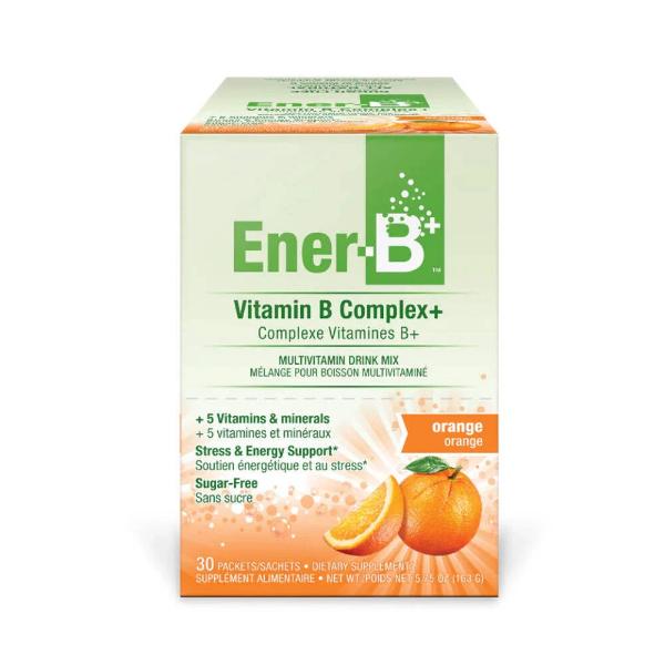 Picture of Ener-Life 631240 Vitamin B Orange Metabolism Support - 30 Packets