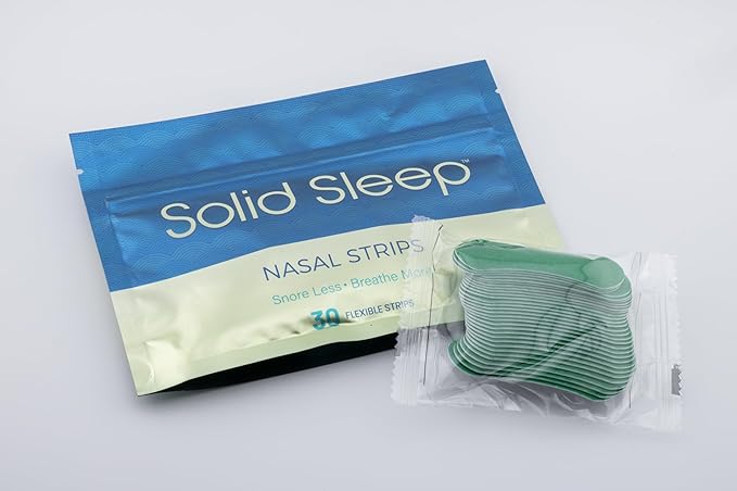 Picture of Solid Sleep 822354 Nasal Strips - Nose Strips for Sleeping&#44; Green - Pack of 30