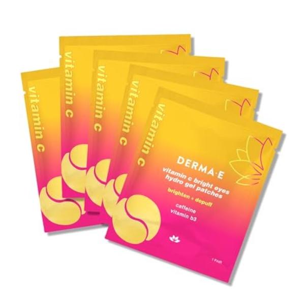 Picture of Derma E Natural Skare 158354 Vitamin C Bright Eyes Hydro Gel Patches - 5 Count