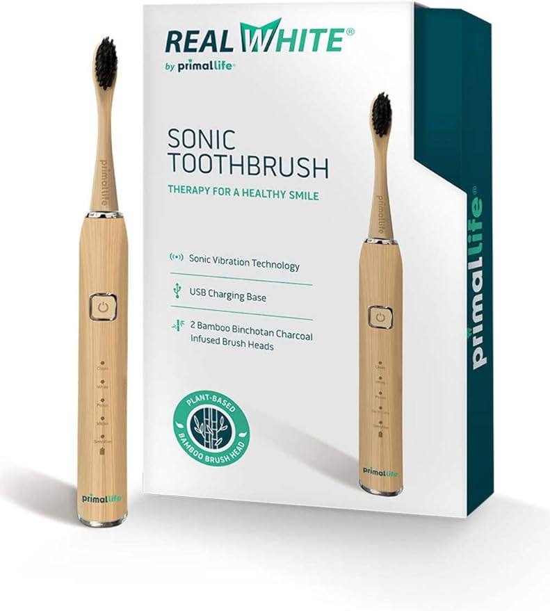 Picture of Primal Life Organics 748370 Real White Sonic Toothbrush