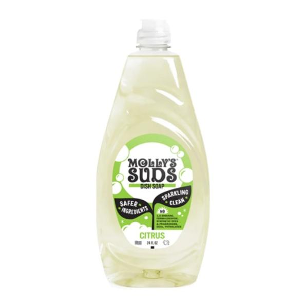 Picture of Mollys Suds 575624 24 oz Dish Soap - Lemon Burst