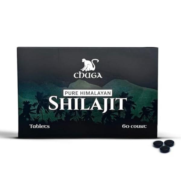 831843 Pure Himalayan Shilajit Tablets for Men & Women - 60 Count