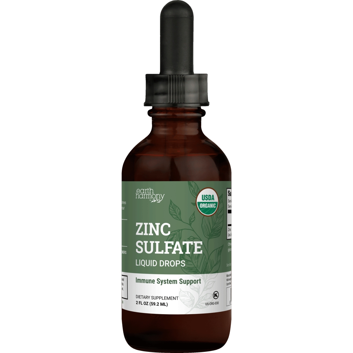 828302 2 oz Pure Zinc Supplements Drops for Skin Health, Immune System Function & Normal Cell Growth
