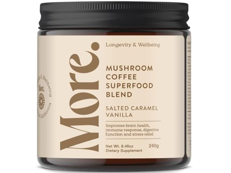 827105 8.46 oz Salted Caramel Vanilla Mushroom Coffee Superfood Blend