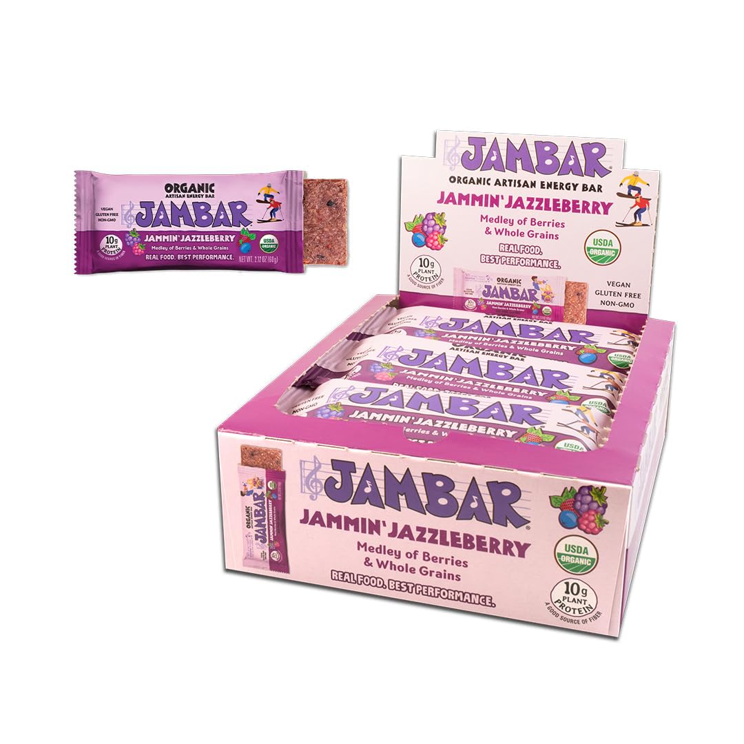 830009 Jammin Jazzleberry Energy Bar - 12 per Pack