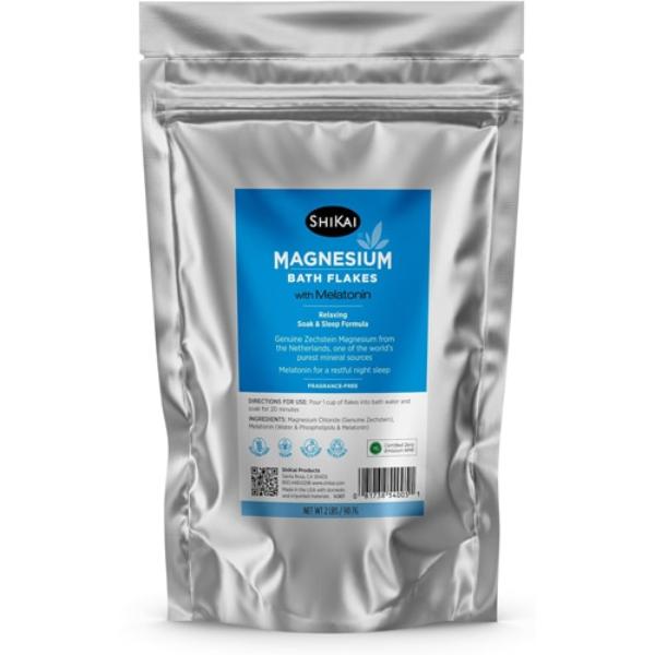 732602 2 lbs Magnesium Bath Flakes with Melatonin