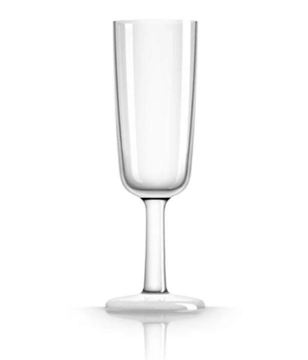 Picture of Palm Products PM803 6 oz Marc  son Tritan Forever Unbreakable Flute Glass - Clear Base Not Non-Slip - Pack of 2