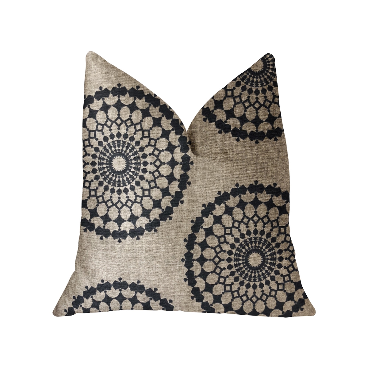 16 x 16 in. Cascade Luxury Double Sided Throw Pillow - Gold, Green & Beige