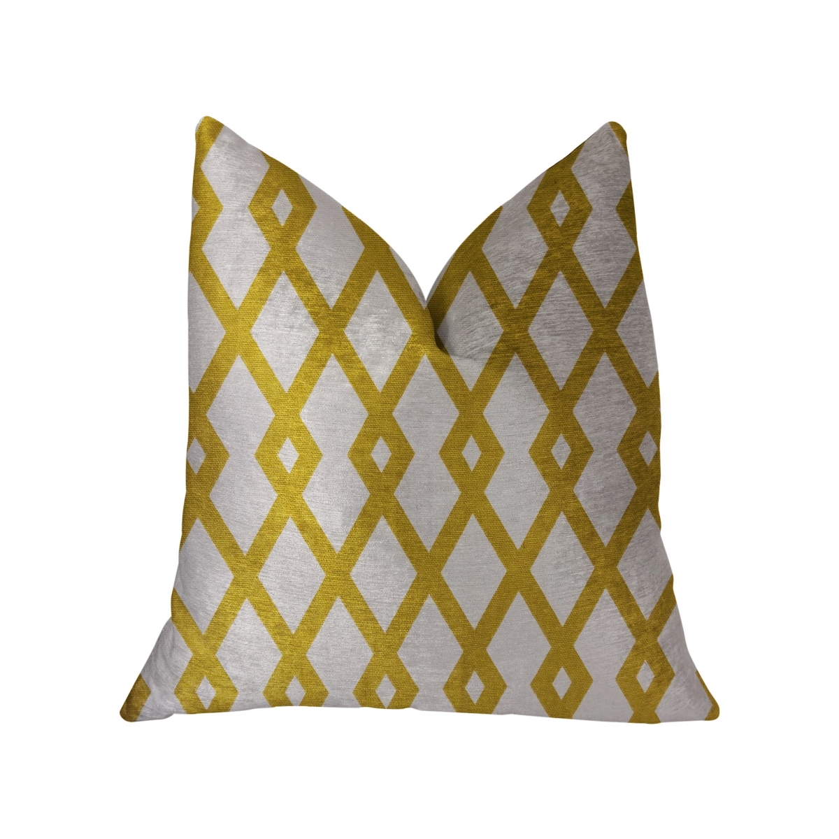 18 x 18 in. Zinnia Luxury Double Sided Throw Pillow - Drust Brown & Beige