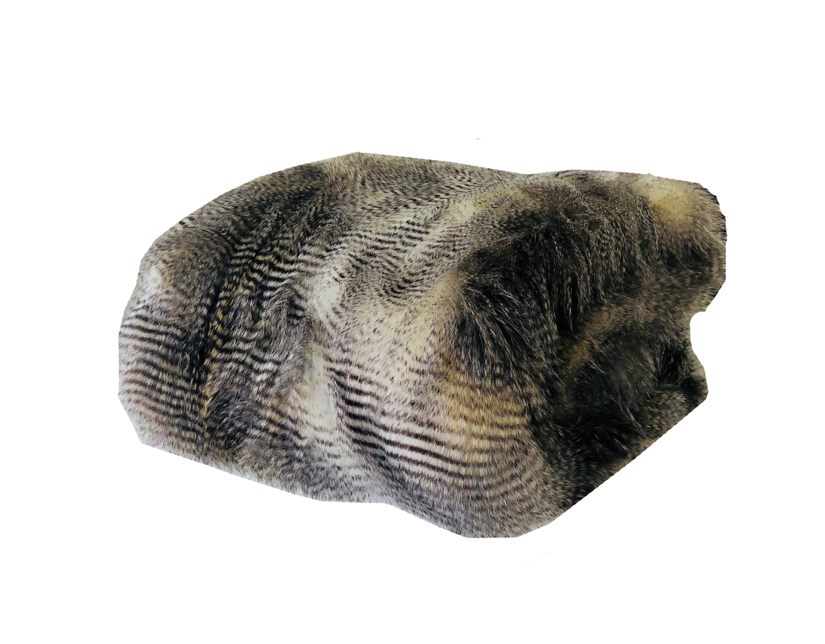 Alaskan Hawk Handmade Luxury Throw Blanket - White, Gray & Beige - Twin