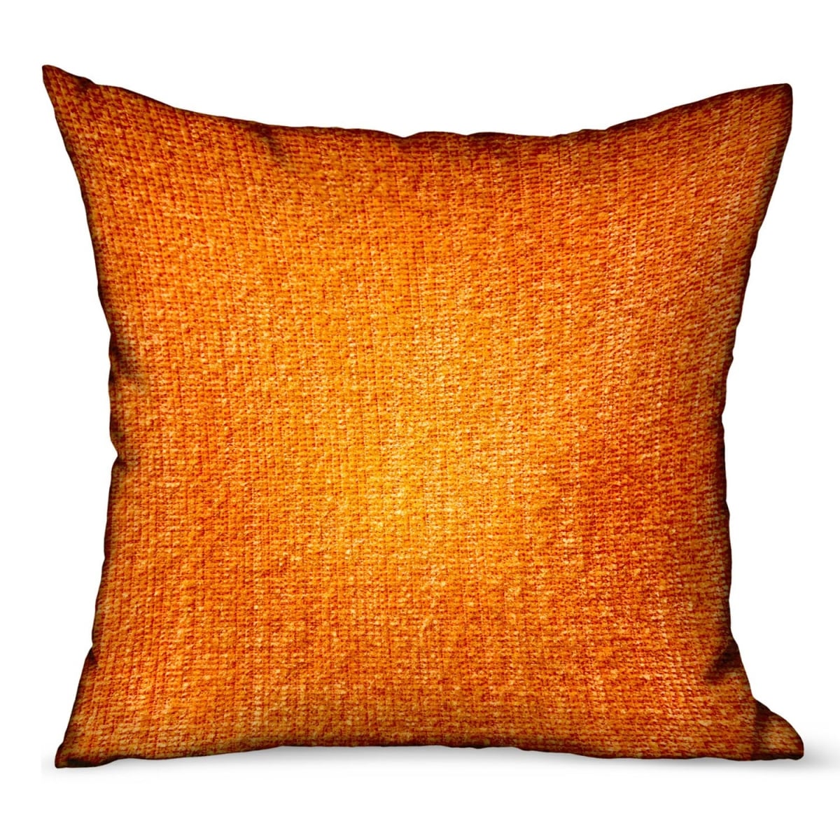 20 x 20 in. Bittersweet Ember Orange Solid Luxury Outdoor & Indoor Throw Pillow