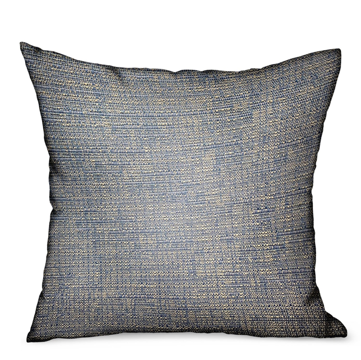 18 x 18 in. Oxford Blaze Blue Solid Luxury Outdoor & Indoor Throw Pillow