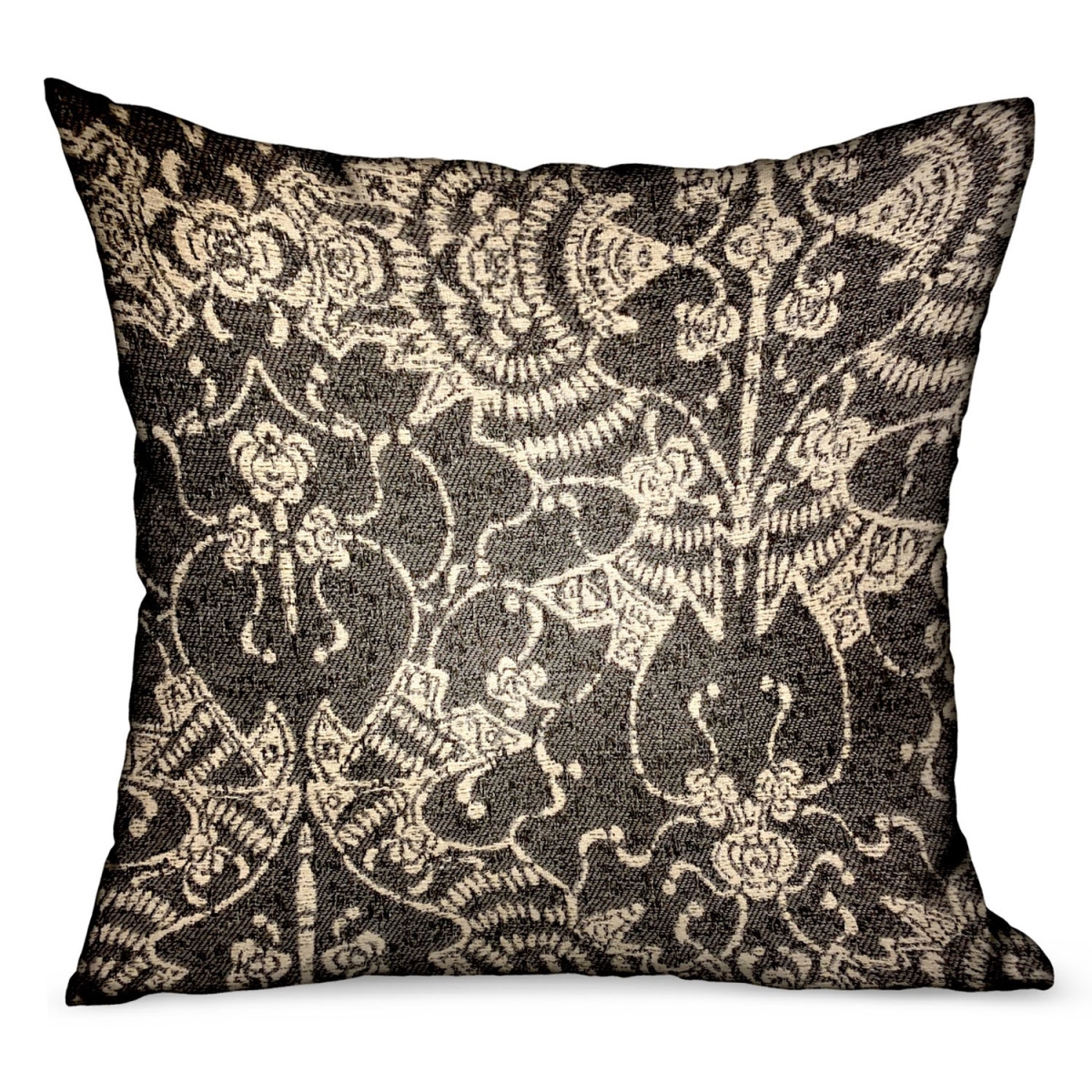 PBRAO122-1220-DP 12 x 20 in. Adriel Bay Gray Chevron Luxury Outdoor & Indoor Throw Pillow