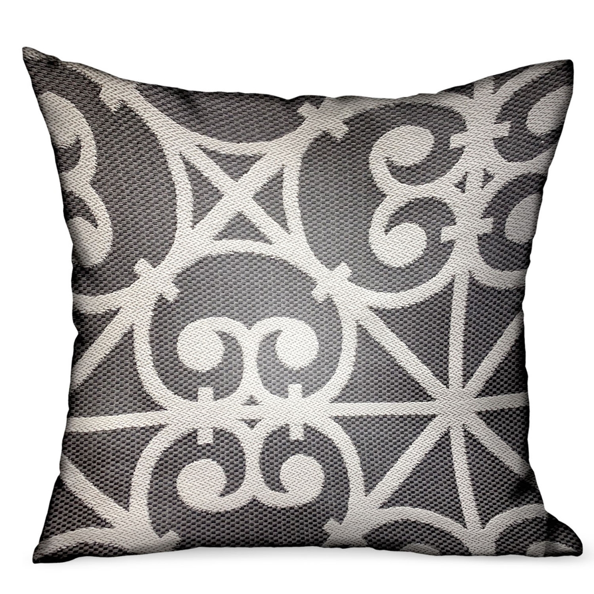 PBDUO106-1220-DP 12 x 20 in. Abalone Truffle Gray Chevron Luxury Outdoor & Indoor Throw Pillow