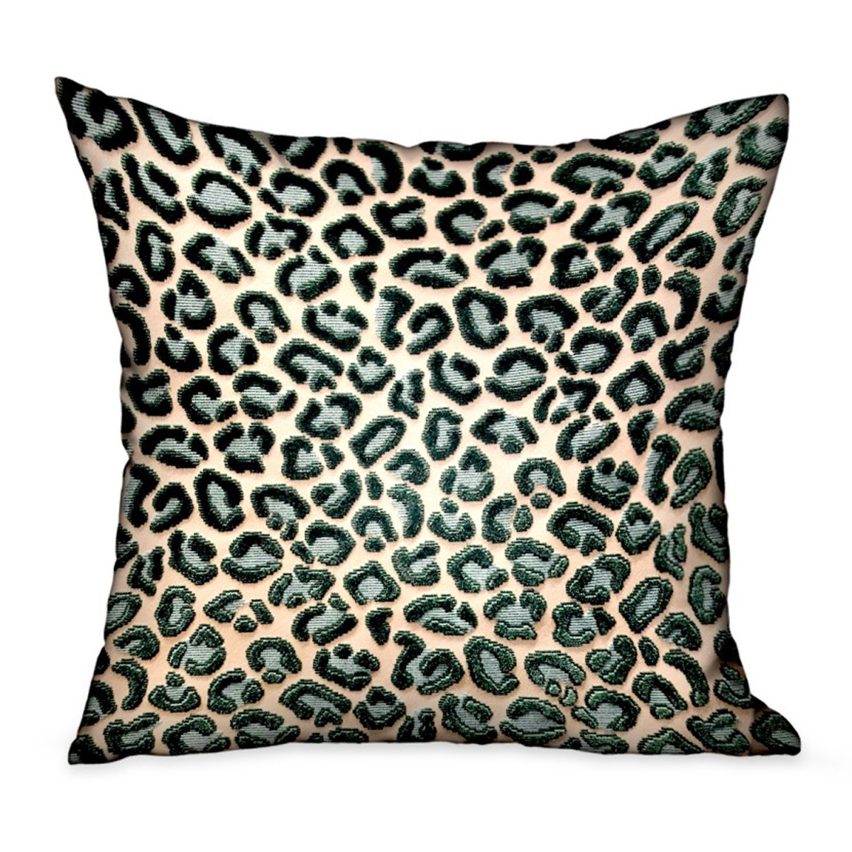 PBRA2349-1220-DP 12 x 20 in. Jade Velvet Cheetah Green Animal Motif Luxury Throw Pillow