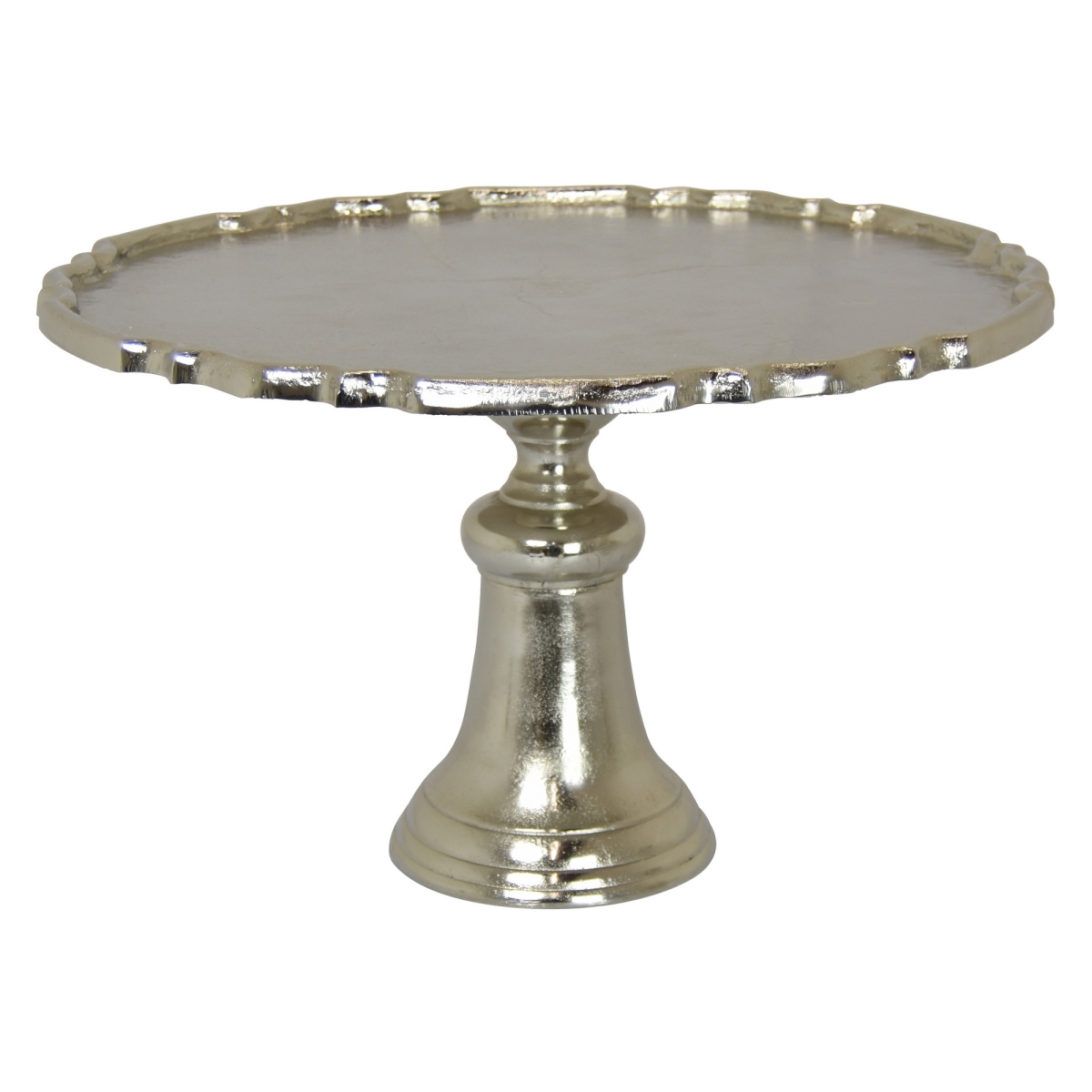 Picture of Plutus Brands PBTH92479 Metal Cake Stand&#44; Silver