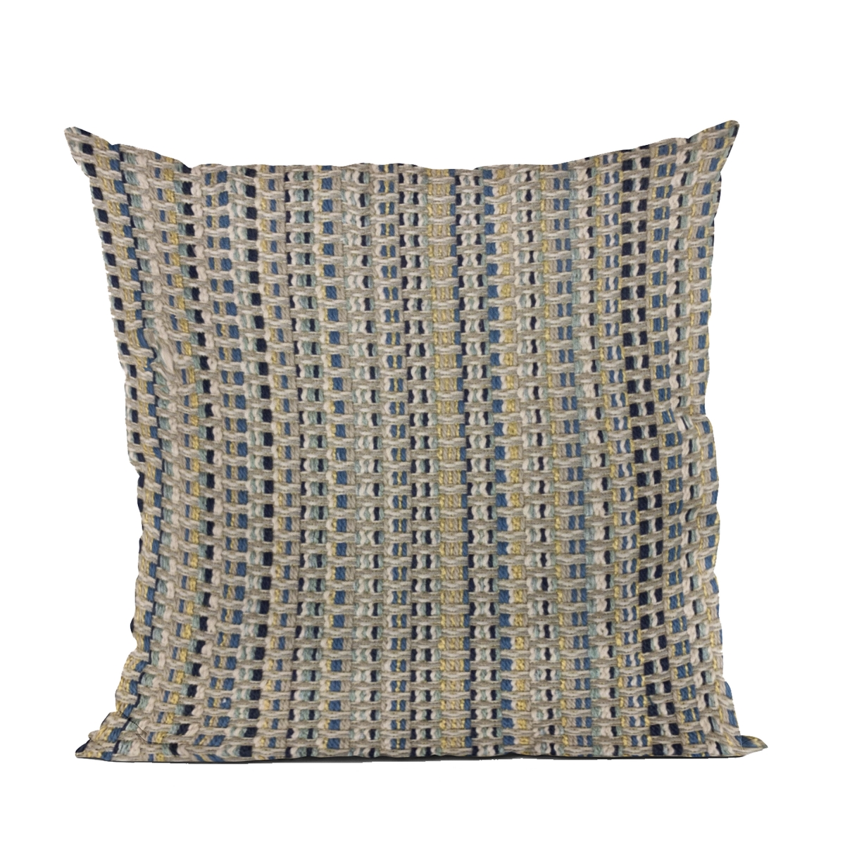 PBRA2493-2036-DP Blue Weave Stripe Luxury Throw Pillow - 20 x 36 in. King Size