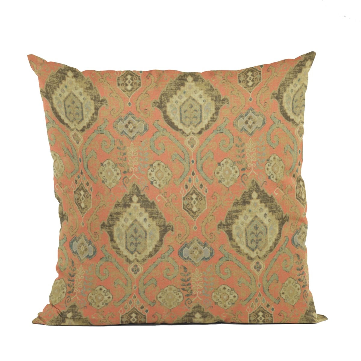 Terracotta Romero Woven Luxury Throw Pillow - 12 x 20 in.