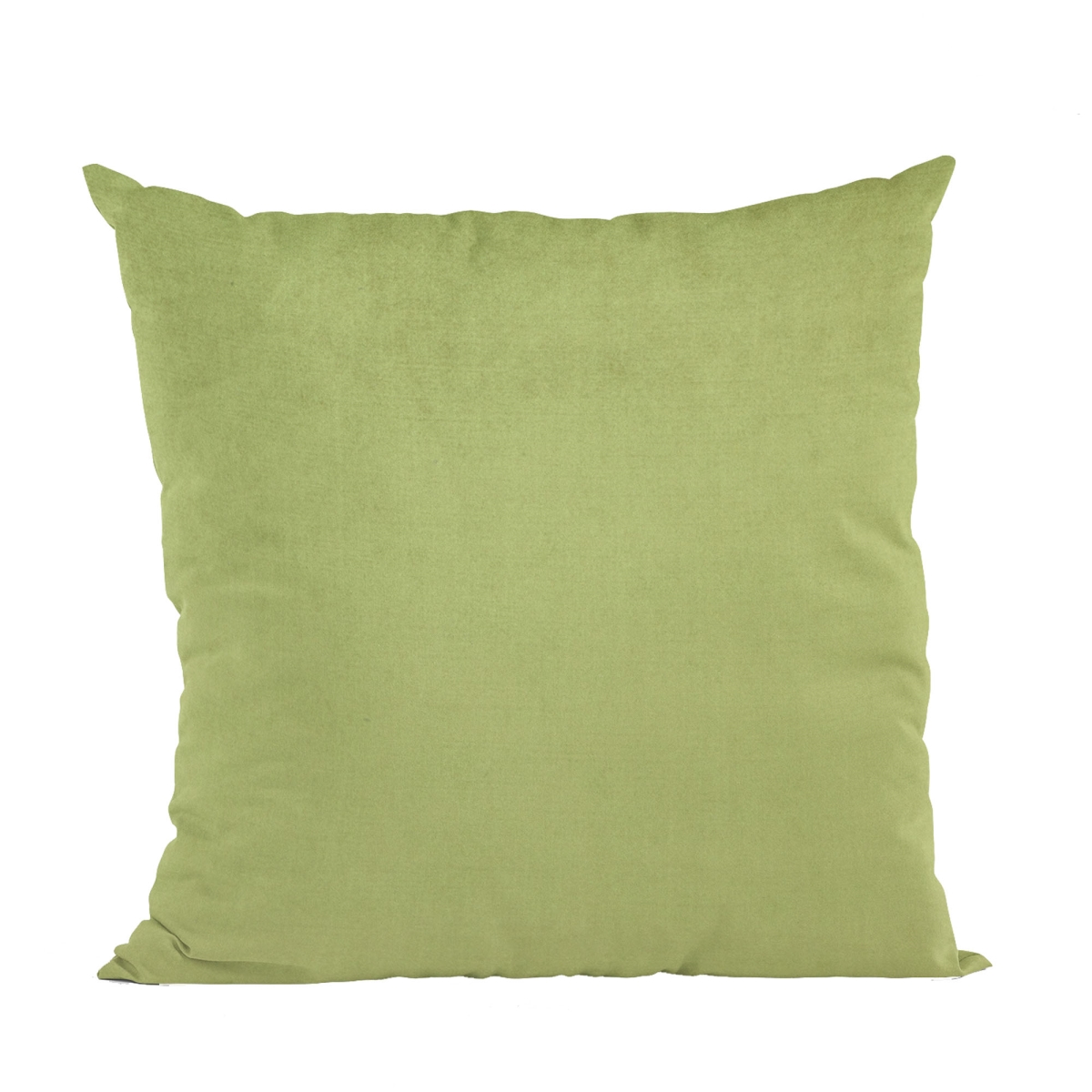 Lime Solid Shiny Velvet Luxury Throw Pillow - 12 x 20 in.