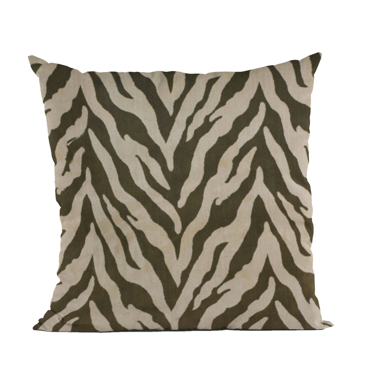 PBCF2171-1220-DP Tribal Zebra Zebra Print Velvet Luxury Throw Pillow - 12 x 20 in.