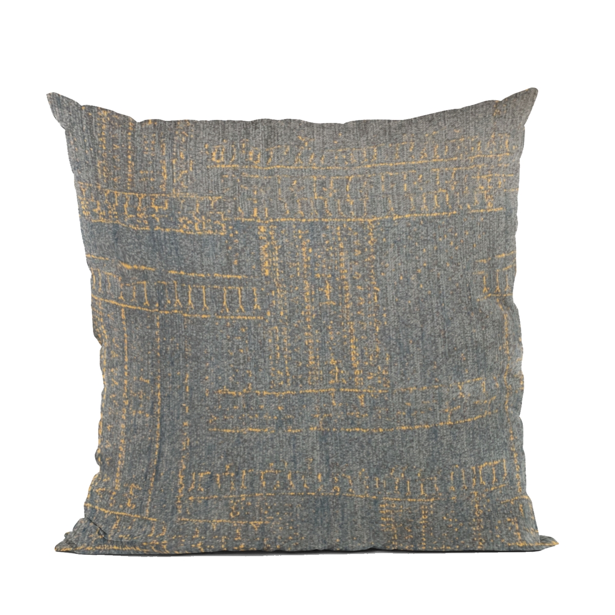 Blue Lux Abstract Luxury Throw Pillow - 12 x 20 in.