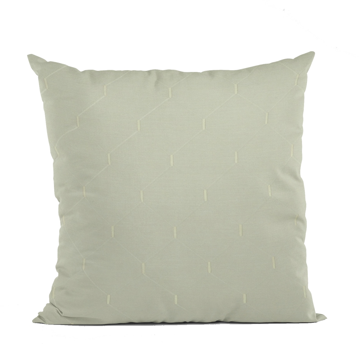 PBCF2101-2020-DP White Kona Embroydery, Some Shine to This Pattern Luxury Throw Pillow - 20 x 20 in.
