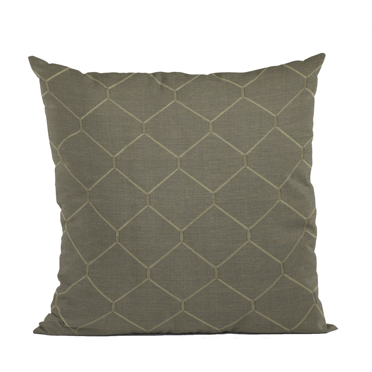 PBCF2102-2424-DP Bronze Kona Embroydery, Some Shine to This Pattern Luxury Throw Pillow - 24 x 24 in.