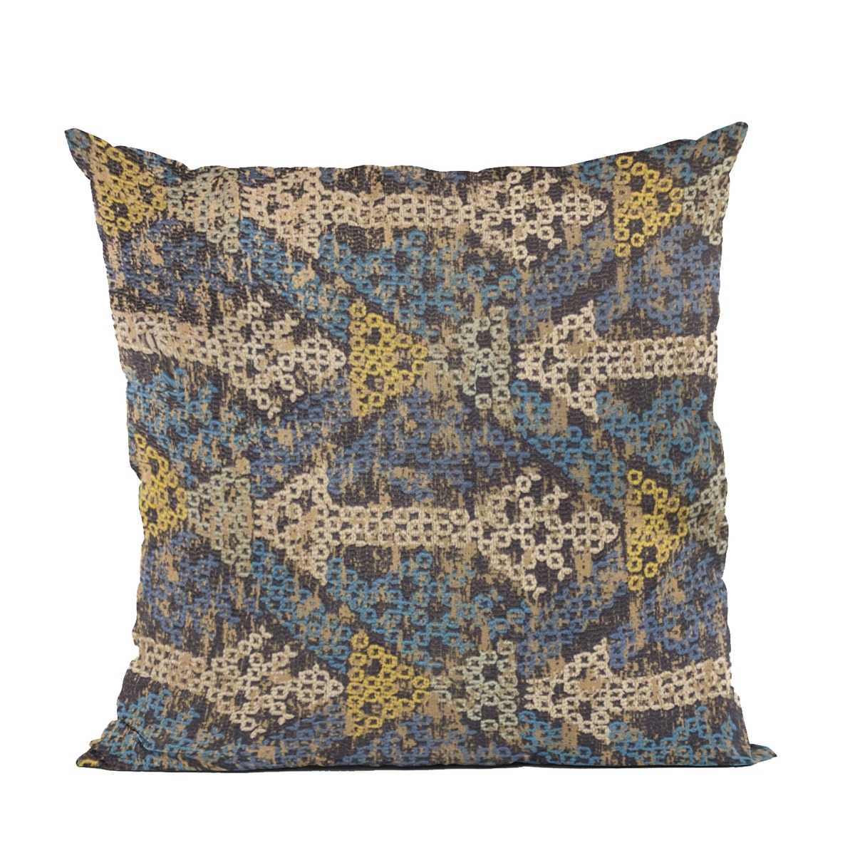 Blue Arrows Stripe Luxury Throw Pillow - 20 x 30 in. Queen Size