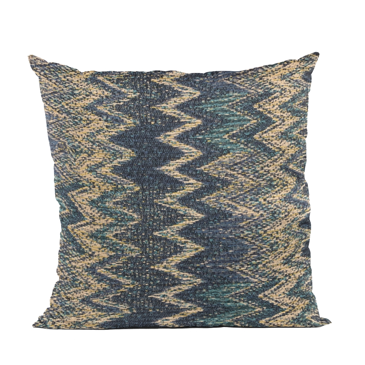 PBRA2482-2036-DP Blue Wave Chevron Luxury Throw Pillow - 20 x 36 in. King Size