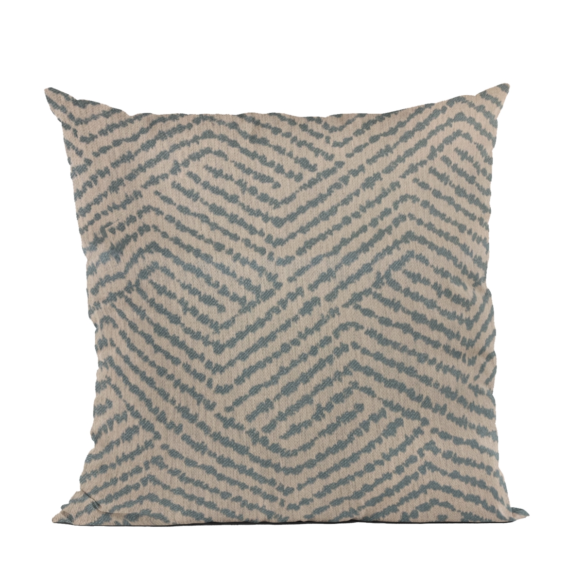 PBRA2522-2222-DP Blue Maze Chevron Luxury Throw Pillow - 22 x 22 in.