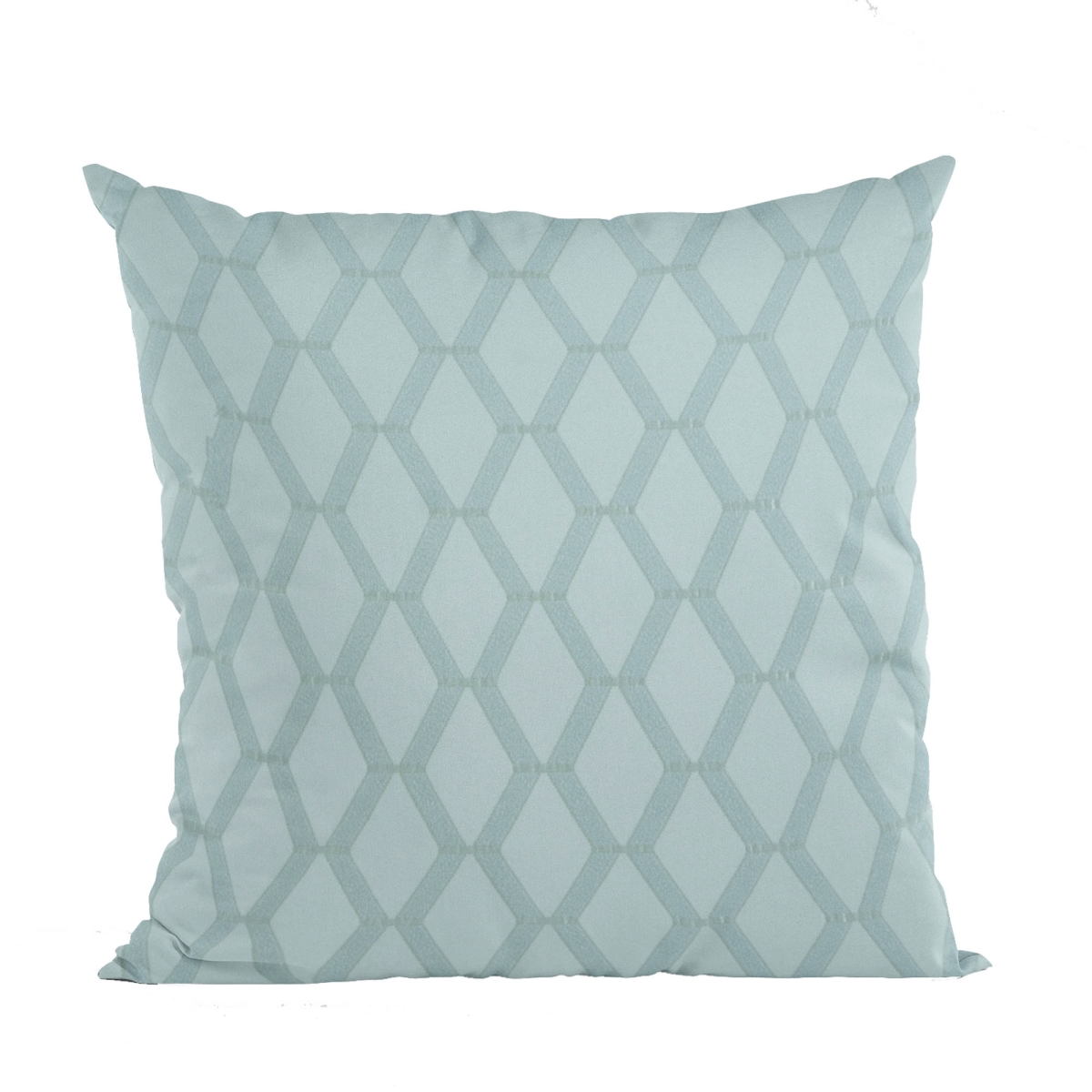 PBCF2159-2020-DP Serenity Diamond Shiny Fabric with Embroydery Luxury Throw Pillow - 20 x 20 in.