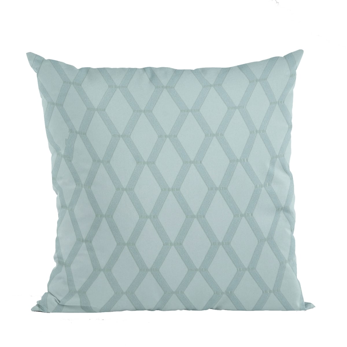 PBCF2159-2424-DP Serenity Diamond Shiny Fabric with Embroydery Luxury Throw Pillow - 24 x 24 in.